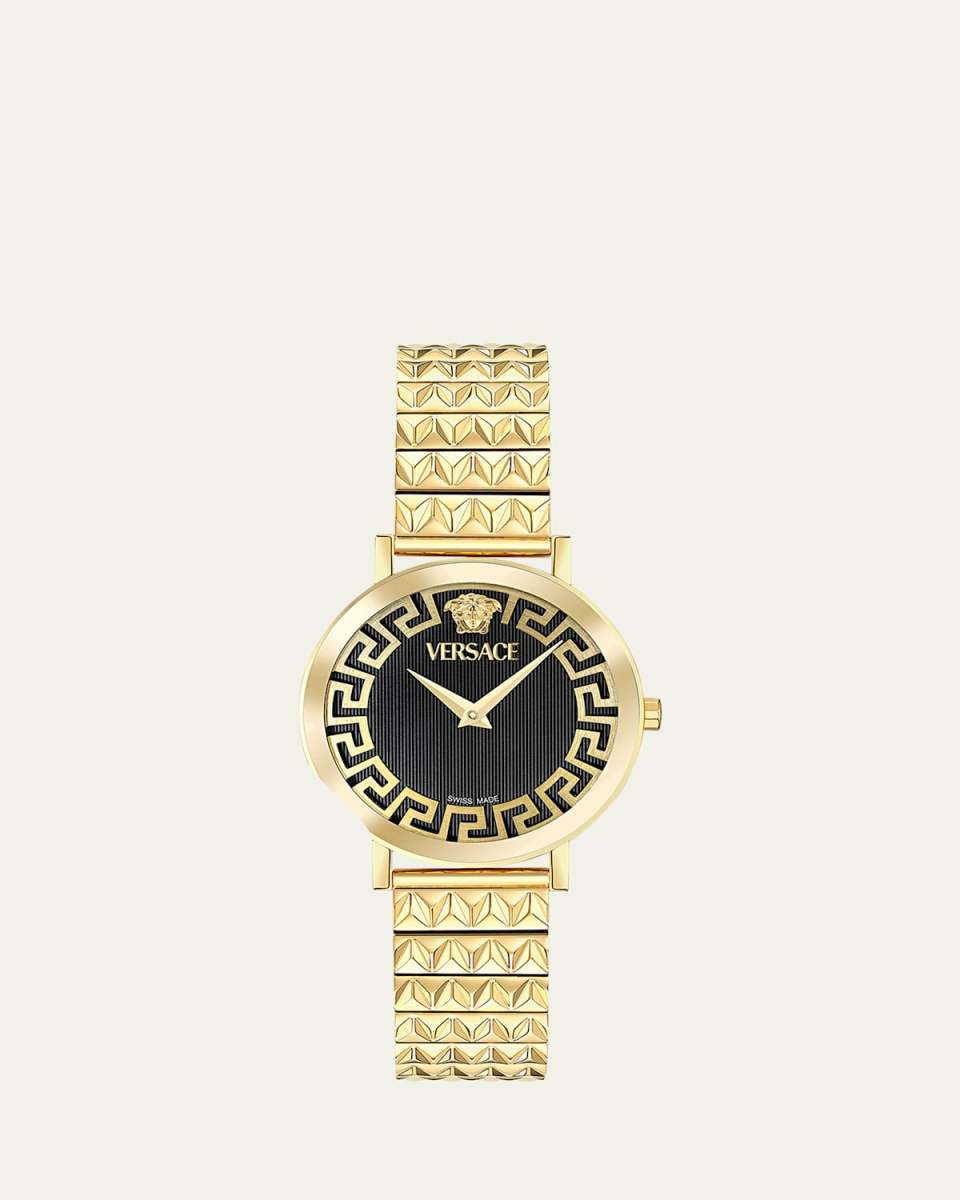 35mm Daedalus Watch with Bracelet Strap, Gold/Black